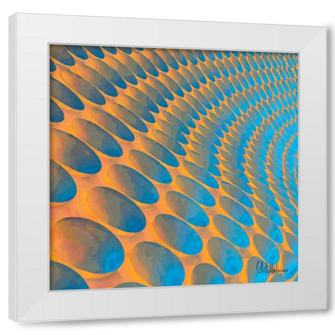A Game with Abstract Shapes XXIV White Modern Wood Framed Art Print by Medeiros, Celito