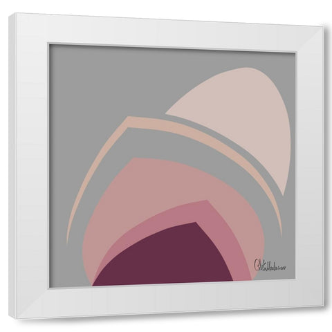 A Game with Abstract Shapes XXVII White Modern Wood Framed Art Print by Medeiros, Celito