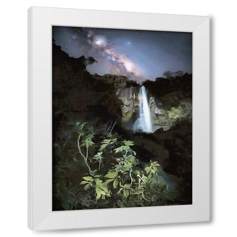 Milky Way III White Modern Wood Framed Art Print by Medeiros, Celito