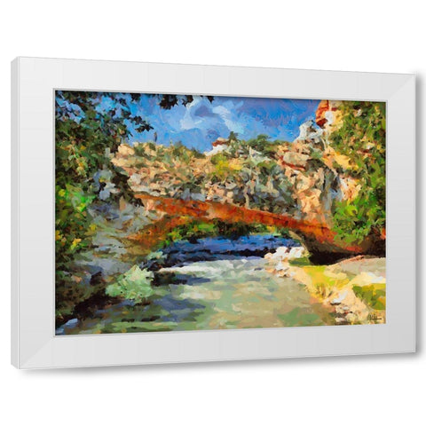 National Parks 1 White Modern Wood Framed Art Print by Medeiros, Celito