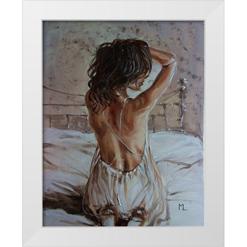 Light in the Room II White Modern Wood Framed Art Print by Luniak, Monika