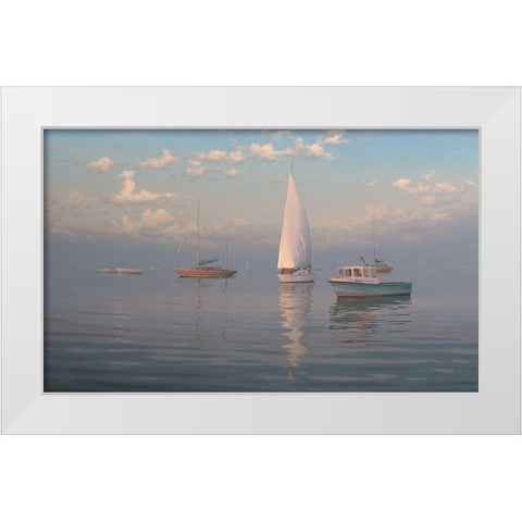 Style White Modern Wood Framed Art Print by Adamov, Alexey