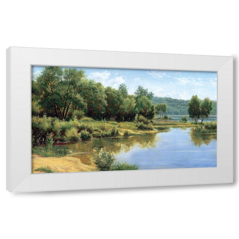 Russian Landscapes I White Modern Wood Framed Art Print by Davutov, Ilfat
