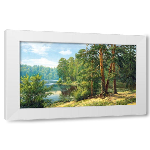 Russian Landscapes I White Modern Wood Framed Art Print by Priscepa, Igor