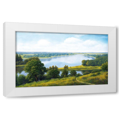 Russian Landscapes I White Modern Wood Framed Art Print by Babicev, Vjaceslav