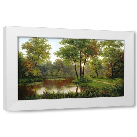 Russian Landscapes I White Modern Wood Framed Art Print by Babicev, Vjaceslav