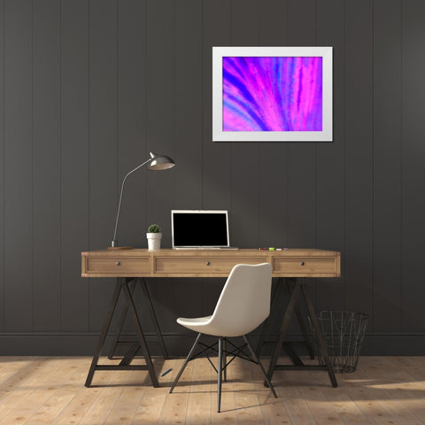 Energy Connection IV White Modern Wood Framed Art Print by Grayscale