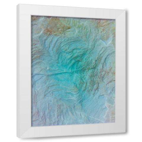 Sand Wall I White Modern Wood Framed Art Print by Grayscale