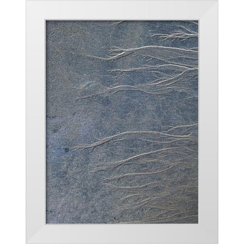 Sand Fibers I White Modern Wood Framed Art Print by Grayscale