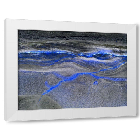 Inverted Sand IV White Modern Wood Framed Art Print by Grayscale