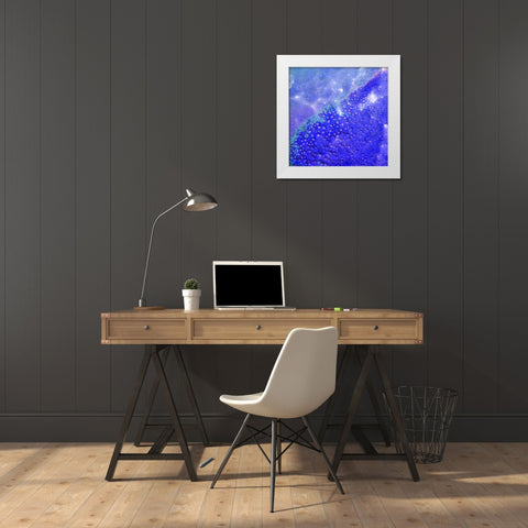 BioRidge II White Modern Wood Framed Art Print by Grayscale