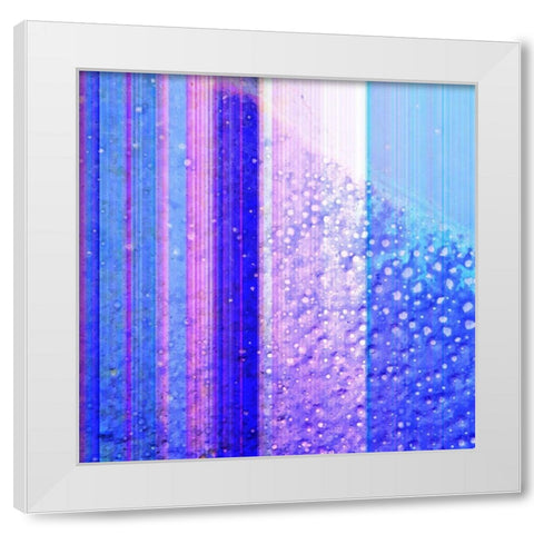BioStripes I White Modern Wood Framed Art Print by Grayscale