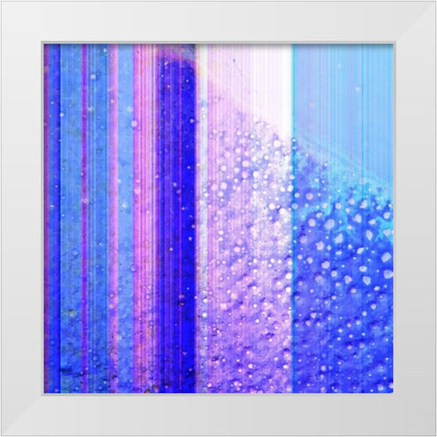 BioStripes I White Modern Wood Framed Art Print by Grayscale