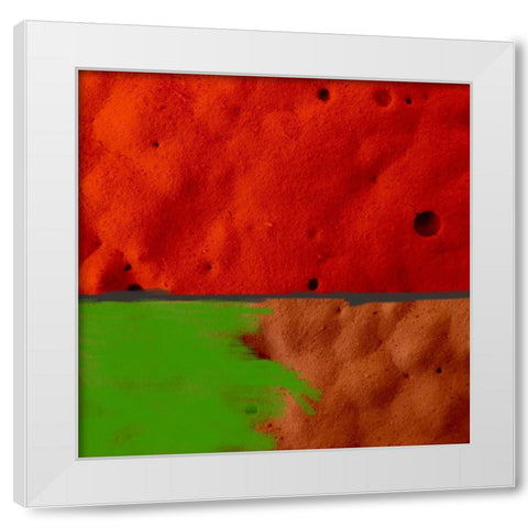 Texture Block I White Modern Wood Framed Art Print by Grayscale