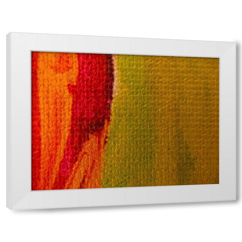 Canvas Closeup I White Modern Wood Framed Art Print by Grayscale