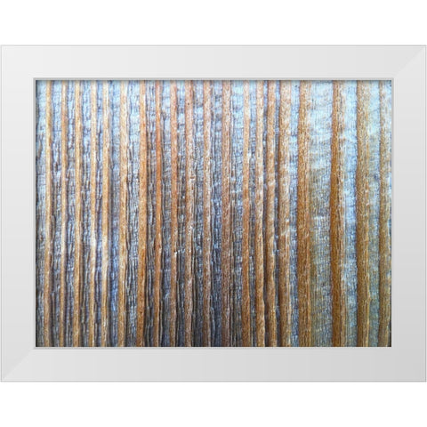 Bark Stripes I White Modern Wood Framed Art Print by Grayscale