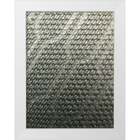 Fabric I White Modern Wood Framed Art Print by Grayscale