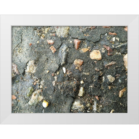 Blacktop I White Modern Wood Framed Art Print by Grayscale