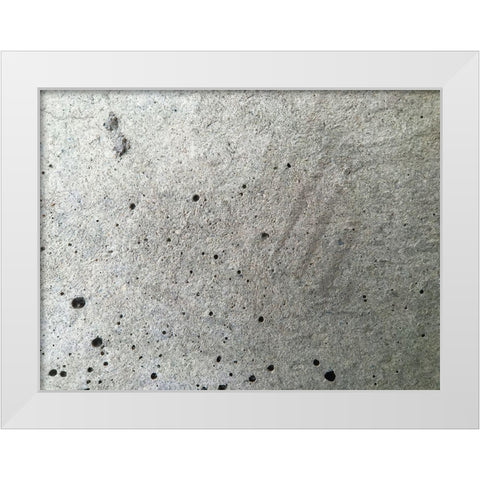 Concrete I White Modern Wood Framed Art Print by Grayscale