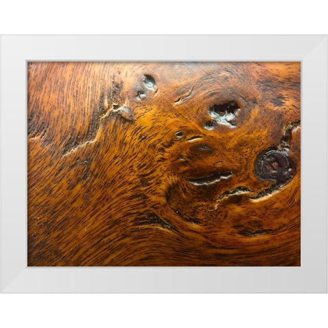 Wood Texture III White Modern Wood Framed Art Print by Grayscale