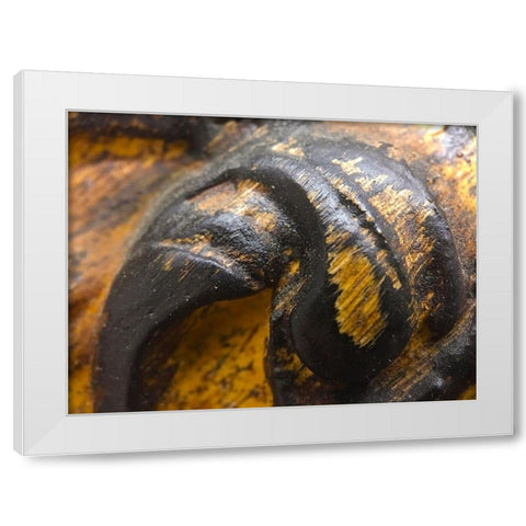 Wood Texture IV White Modern Wood Framed Art Print by Grayscale