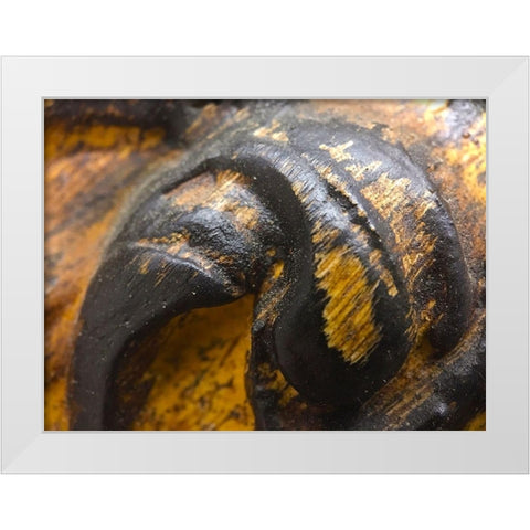 Wood Texture IV White Modern Wood Framed Art Print by Grayscale