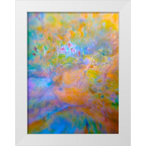 Oxidized Metal XI White Modern Wood Framed Art Print by Grayscale