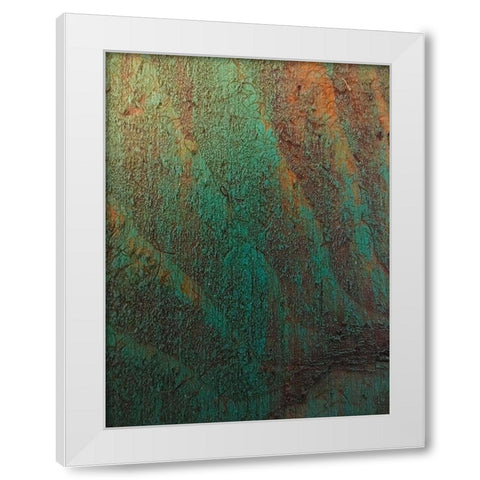 Painted Wood Panel I White Modern Wood Framed Art Print by Grayscale