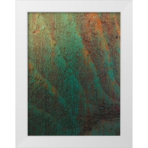 Painted Wood Panel I White Modern Wood Framed Art Print by Grayscale