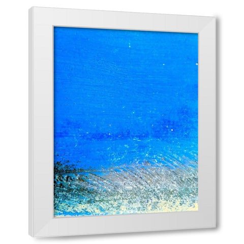 Painted Steel Panel I White Modern Wood Framed Art Print by Grayscale