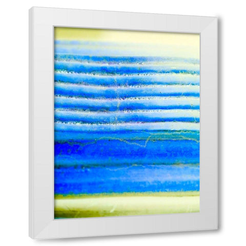 Blue Ridges I White Modern Wood Framed Art Print by Grayscale