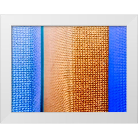 Fabric IV White Modern Wood Framed Art Print by Grayscale