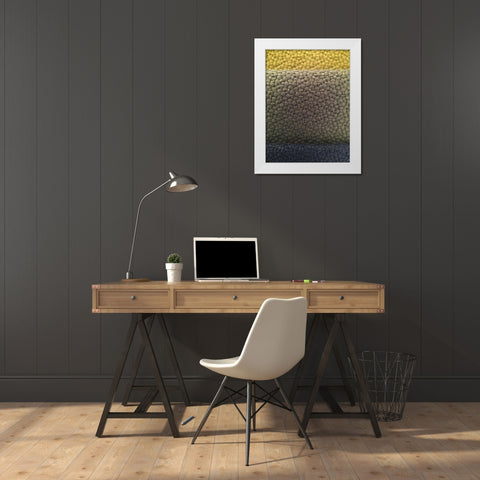 Fabric XV White Modern Wood Framed Art Print by Grayscale