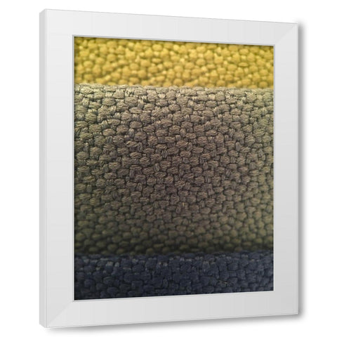 Fabric XV White Modern Wood Framed Art Print by Grayscale