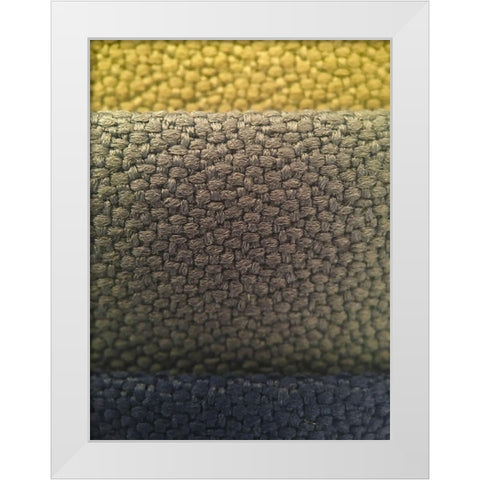 Fabric XV White Modern Wood Framed Art Print by Grayscale
