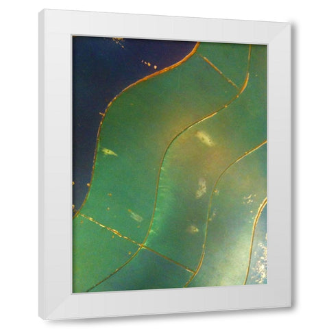 Wave Floor I White Modern Wood Framed Art Print by Grayscale