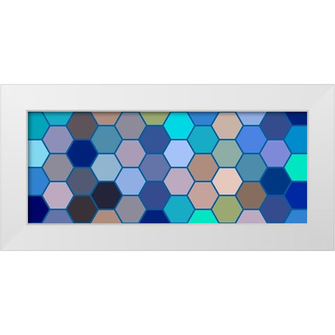 Cool Hive I White Modern Wood Framed Art Print by Grayscale