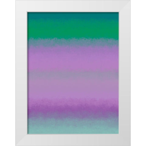 Cool Texture Stripes I White Modern Wood Framed Art Print by Grayscale