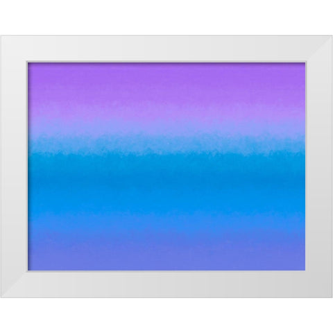 Cool Texture Stripes II White Modern Wood Framed Art Print by Grayscale