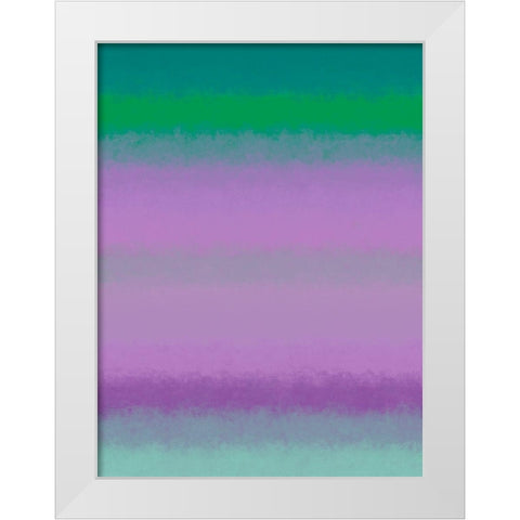 Cool Texture Stripes III White Modern Wood Framed Art Print by Grayscale