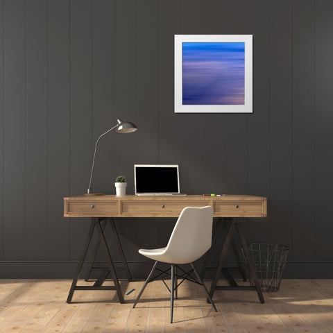 Cool Pinstripes VI White Modern Wood Framed Art Print by Grayscale