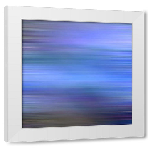 Cool Pinstripes VII White Modern Wood Framed Art Print by Grayscale