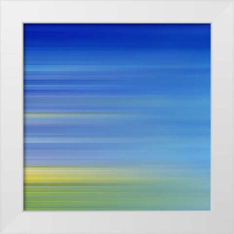 Cool Pinstripes VIII White Modern Wood Framed Art Print by Grayscale
