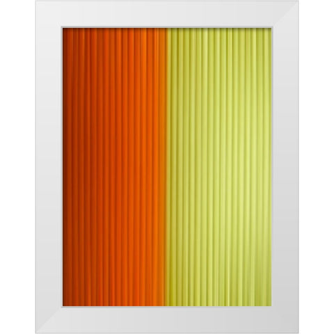 Fabric Pinstripes III White Modern Wood Framed Art Print by Grayscale
