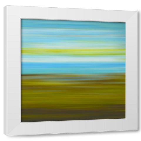 Cool Pinstripes XI White Modern Wood Framed Art Print by Grayscale
