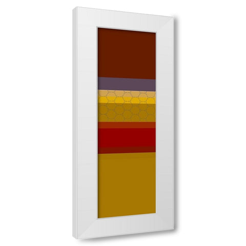 Totem X White Modern Wood Framed Art Print by Grayscale