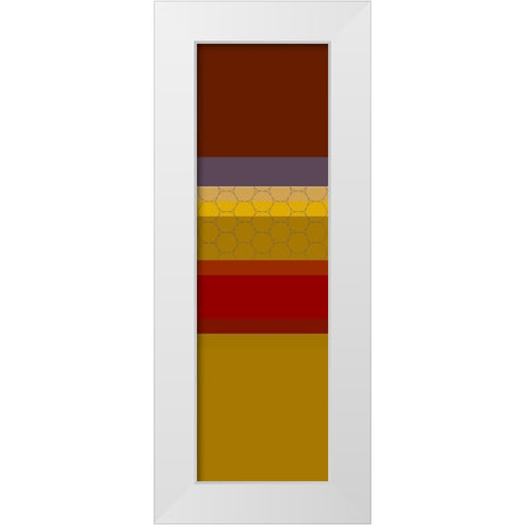 Totem X White Modern Wood Framed Art Print by Grayscale