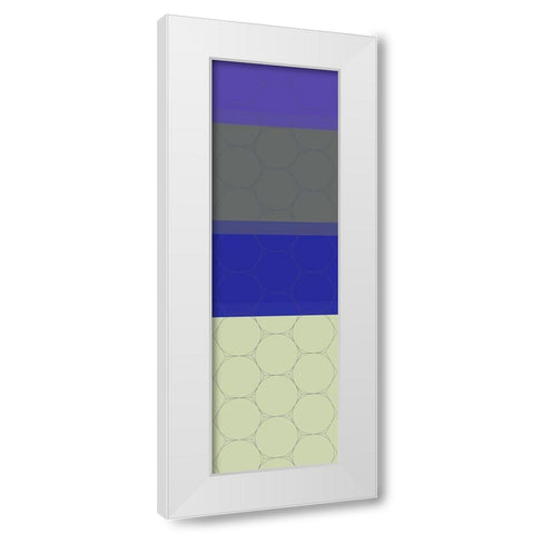 Totem XIII White Modern Wood Framed Art Print by Grayscale