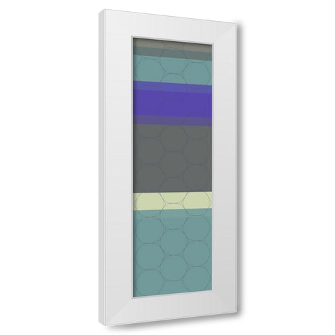 Totem XIV White Modern Wood Framed Art Print by Grayscale