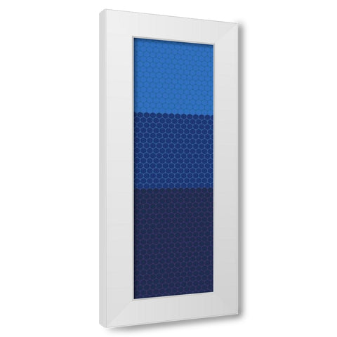 Totem XVI White Modern Wood Framed Art Print by Grayscale